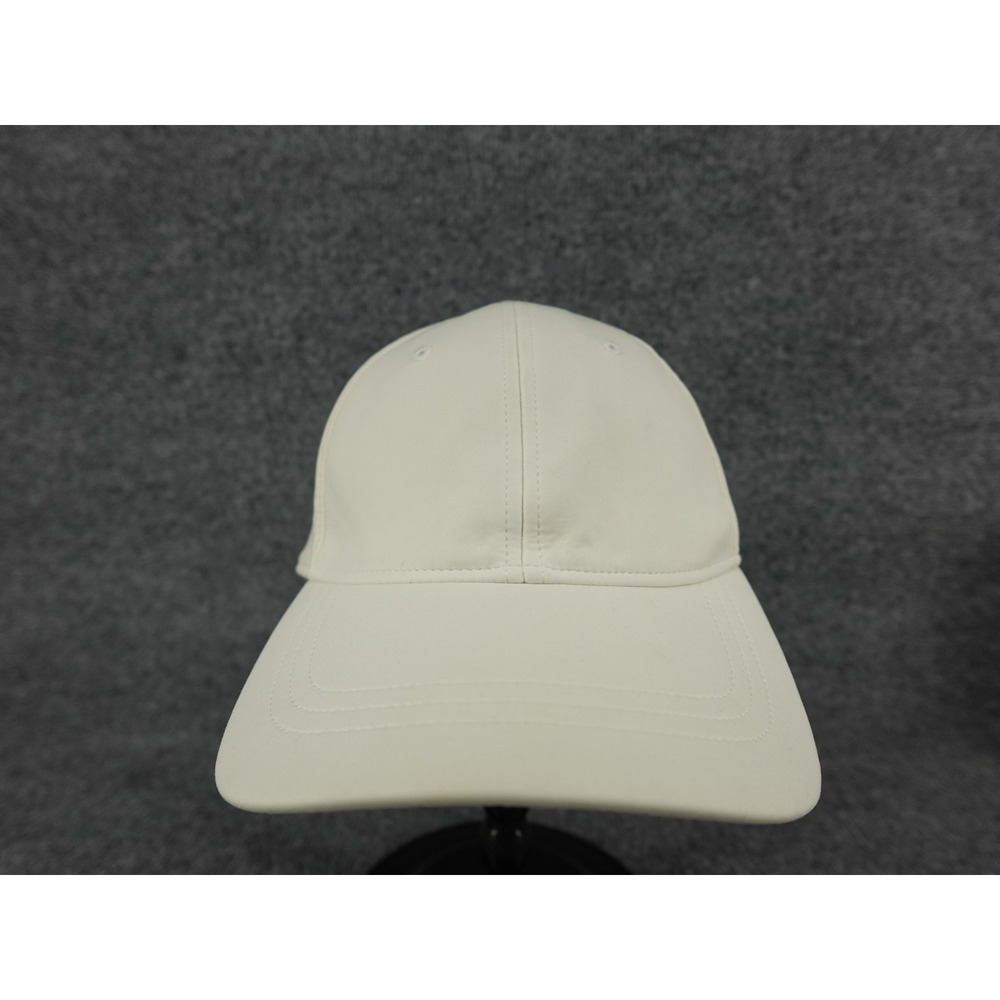 Lululemon Fast and Free Pony Basecap Women OS Cream Adjustable Athletic Hat